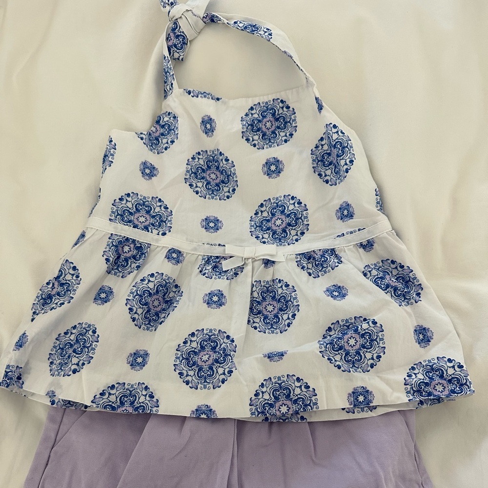 Janie and Jack like new halter and shorts size 4